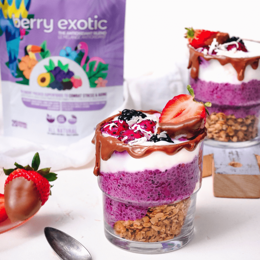 Add this to your self care routine. Why? Good health starts with what we eat. Jam packed with antioxidants from 8 powerful superfoods to help protect and nourish your body!