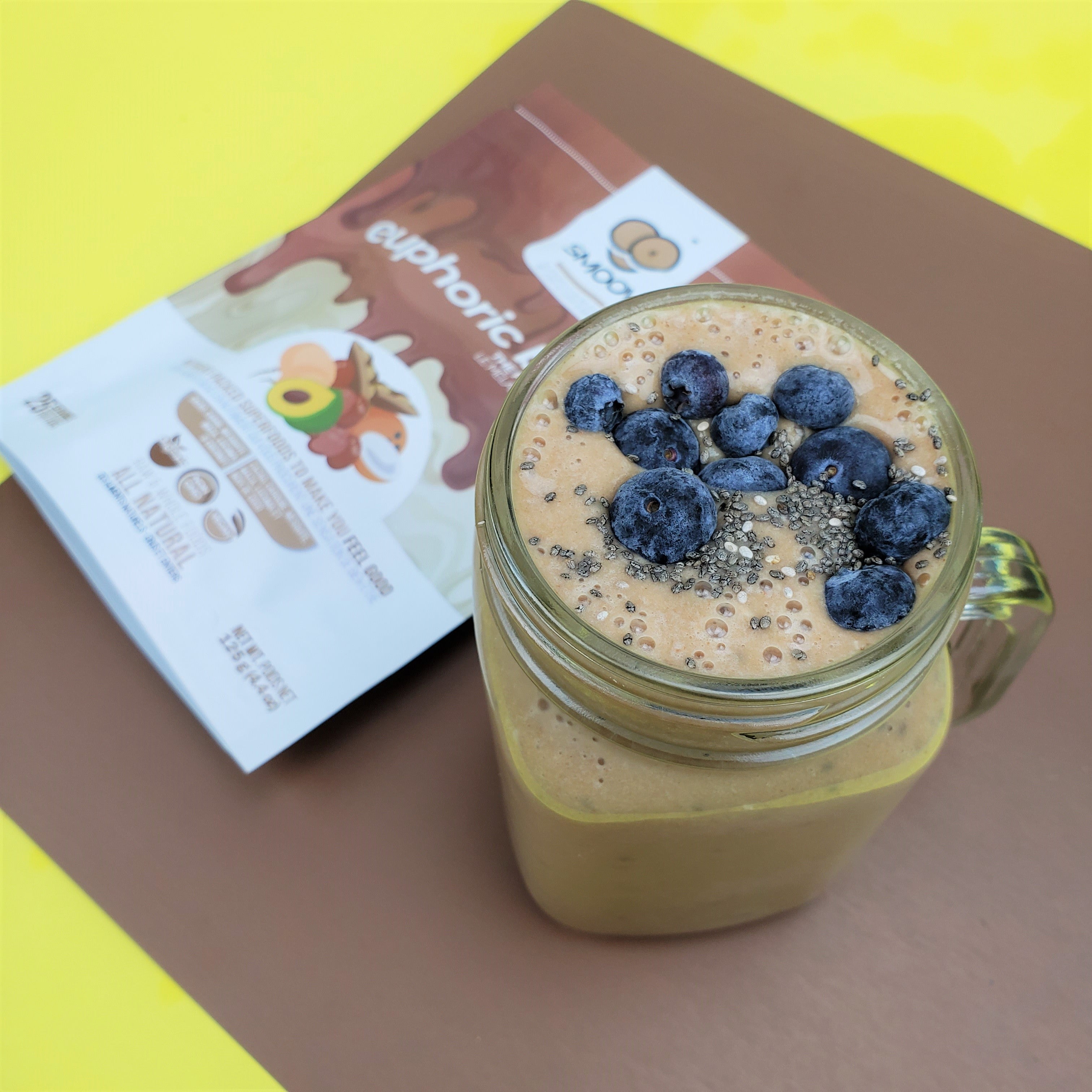 Euphoric Blend Smoov - Tropical Feel Good Smoothie to help satisfy cravings and boost Mod with Superfoods