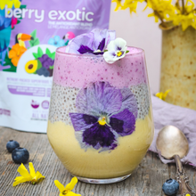 Load image into Gallery viewer, Breakfast Chia pudding made using smoov superfood blends and powders. Packed with antioxidants for health &amp; wellness. Keto Friendly