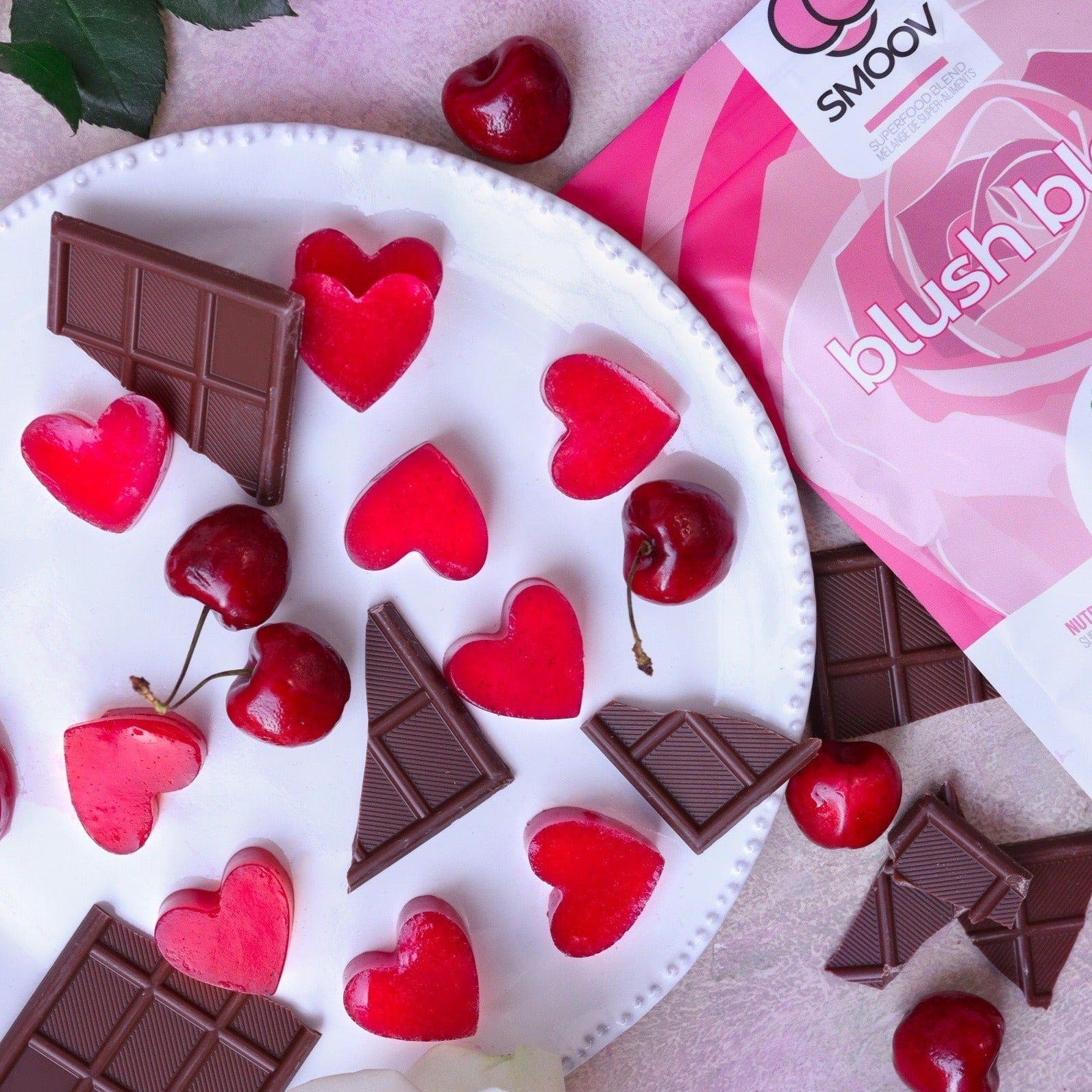 Healthy gummies made using smoov blush blend.Your daily antioxidants for beautiful skin, hair and heart health.