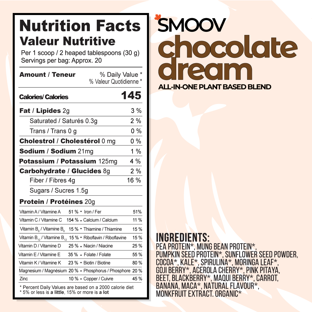 Kickstart your day with 20g of protein from peas & beans, omegas from seeds and vitamins & minerals from freeze dried fruits, veggies & superfoods. This blend puts the fun in function.
