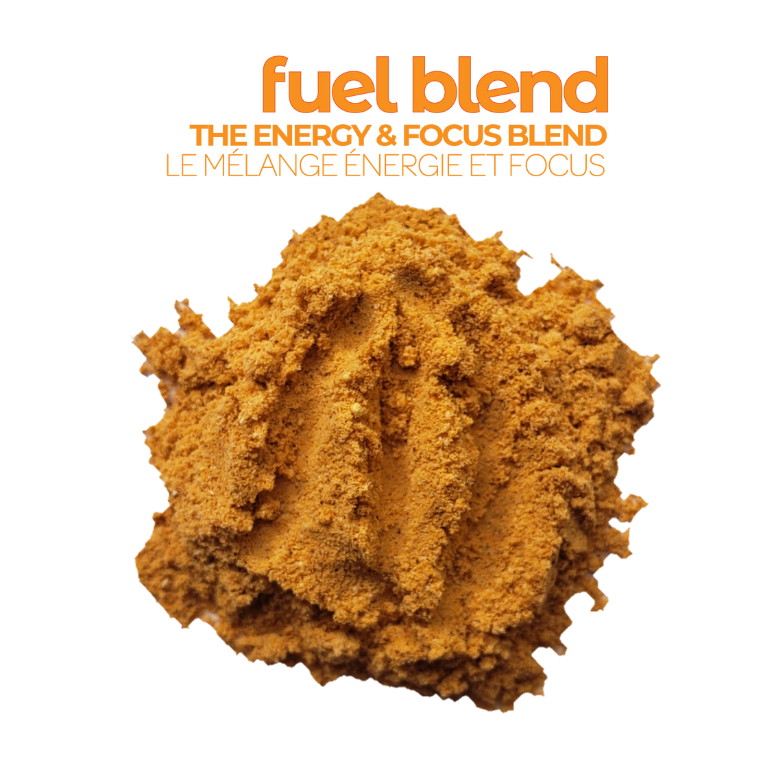 A serving of Smoov's fuel blend- guarana, goji berry, maca, lucuma and banana. For upto 8 hours of clean energy and focus without the crashes or jitters. Fine fresh powder with a orange-brownish hue.