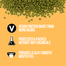 Load image into Gallery viewer, Mung Bean Protein from Smoov is a A Great Plant Protein Alternative to Pea Protein! Very Neutral Taste- For those who don't like the taste of Peas. One Ingredient: Mung Beans, nothing else.No Sweeteners, No Flavours, No Additives. Micro-ground for a Smooth &amp; creamy texture - mixes great! Increase Protein intake.