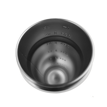 Load image into Gallery viewer, This SMOOV etched custom made Stainless Steel push-button insulated protein shaker provides sleek style and ultimate ease. The bottle’s spill-proof locking lid opens and closes with the touch of a button. A flexible, ergonomic carry loop provides a comfortable hold. Double-wall insulated stainless steel keeps drinks cold for up to 24 hours.